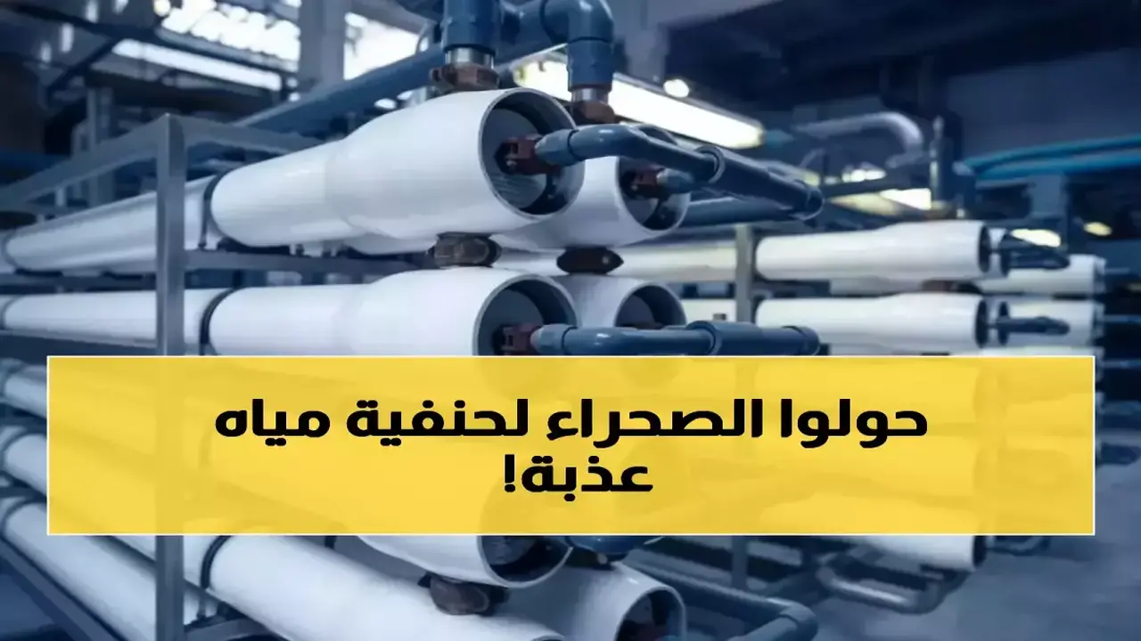 السعودية تستخدم الطاقة الشمسية لتحويل 600 ألف متر مكعب من مياه البحر إلى ذهب سائل لتلبية الاحتياجات المائية